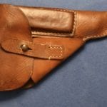 H-462...German WW2 Un-Makred circa 1944 Tan Breakaway Holster for the Walther PP Pistol