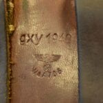 SOLD H-800...ULTRA RARE!! 1943 P.38 BROWN Leather Softshell Holster.. gxy-Gebr. Klinge, Dresden