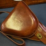 H-804 Mint Screamer Early Leather Japanese Type 14 Nambu Holster with Scarce Shoulder Strap……Top Example!!!