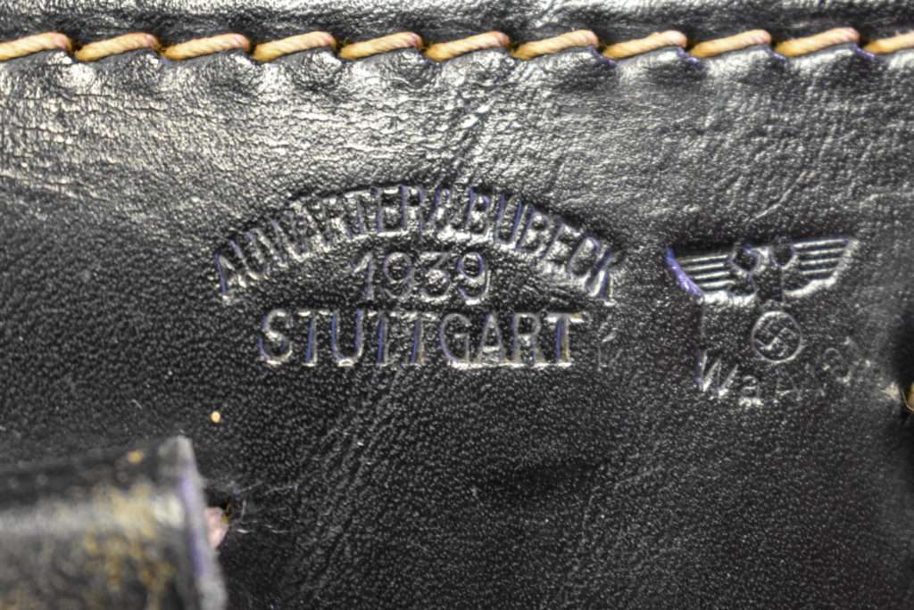 SOLD H-810 Mint 1939 Auwarter & Bubeck, Stuttgart Black Hardhsell Luger ...