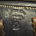 H-817 1936 GEBRUDER KLINGE DRESDEN Leather Hardshell German Luger Holster....MINT!