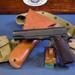SOLD US WW2 COLT 1911A1 US ARMY PISTOL OCT, 1942 PRODUCTION….WB CARTOUCHED… MATCHING SLIDE….MINT CRISP....FULL RIG!!!