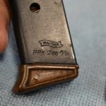 M127 WALTHER PPK WARTIME FINGER REST MAGAZINE