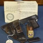 SOLD VERY INTERESTING 1945 CZECH DUO PISTOL......FULL VET BROUGHT BACK RIG WITH CAPTURE PAPERS.....END OF WAR TROPHY!!!