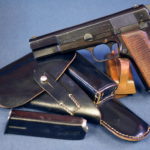 SOLD RARE & IMPORTANT NAZI "COMMERCIAL" FN HIGH POWER PISTOL......MINT CRISP FULL RIG TEST PROOF AND TRIANGLE MARKED!!!