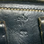 H-876 cxb41 coded (Jospeh Moll, Goch) BLACK HARDSHELL LUGER HOLSTER