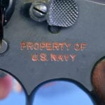 SOLD SCARCE US WW2 US NAVY "RED LETTER" SMITH & WESSON VICTORY MODEL REVOLVER.....MATCHING AND MINT!!!