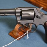 SOLD US NAVY ISSUED SMITH & WESSON VICTORY REVOLVER & USN BOYT 43 SHOULDER HOLSTER…….VERY SHARP…LIKE BUSH 41 CARRIED!!!