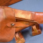 SOLD H-992  Tan Leather dla44 (Karl Barth) Nazi High Power holster