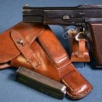SOLD MAGNIFICENT DEC,1940 NAZI OCCUPATION FN HIGH POWER PISTOL.....WaA613 COMPLETE FULL MINT CRISP RIG!!!
