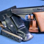 MAUSER HSc PISTOL.......NAZI POLICE EAGLE/L.......1944 PRODUCTION 3 LINE VARIANT....MINT CRISP FULL RIG!!!