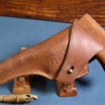 SOLD US SMITH & WESSON M-1917 REVOLVER….MINT 1918 PRODUCTION WITH A STUNNING 1917 G&K HOLSTER!!!