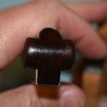 M217 UN-NUMBERED WOOD BOTTOM WW1 DWM LUGER MAGAZINE