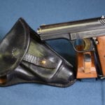 SOLD 1928 CZECH ARMY Cz24 PISTOL....INFANTRY UNIT MARKED.....WW2 GERMAN USED IN MODIFIED HOLSTER......VERY SHARP!!!
