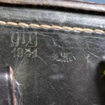 SOLD H975 gfg1941 Black Hardshell Luger Holster.....NICE!