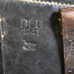SOLD H-976  DLU 1941 Black Hardshell Luger holster.......VERY SHARP!!!