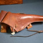 SOLD H-978 SCARCE US WW2  SEARS SADDLERY RIGHT HAND HOLSTER FOR THE M1917 .45ACP REVOLVERS.....MINT!!!
