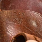 H-1006 AKAH MARKED REDDISH BROWN LEATHER ANUSHATT HOLSTER FOR THE WALTHER PPK PISTOL...NICE!!!