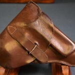 SOLD H-984 SCARCE ITALIAN WW2 ARMY OFFICER'S HOLSTER FOR THE BERETTA MODEL 1934 PISTOL