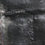 SOLD H988 SCARCE 1941 GENSHOW MADE BLACK HARDSHELL LUGER HOLSTER....VERY SHARP!!!