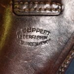 H-990 VERY RARE 1930'S HOLSTER FOR THE MAUSER MODEL 1934 PISTOL....MARKED A. DOPPERT LEDERFABRIK FITZENGEN/BAY