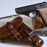 SOLD SCARCE VARIANT MAUSER HSc PISTOL…….HIGH POLISH E/655 PROOFED...EARLY 1941…..MINT CRISP FULL RIG WITH CAPTURE PAPERS!!!