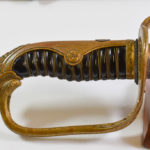 SOLD JAPANESE ARMY OFFICER'S COMPANY GRADE TYPE 19 CAVALRY SWORD....WITH MON CREST....WITH CAPTURE PAPERS FROM OKINAWA!!!