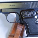 SOLD EXCEPTIONAL SCARCE CZECH SLAVIA  6.35mm PISTOL.....1933 CZECH POLICE MARKED.......GRANDFATHER OF THE DUO PISTOL...STUNNING LITTLE GEM!!!