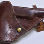 SOLD JAPANESE TYPE 94 HOLSTER.....PIGSKIN CONSTRUCTION.....MINT CONDITION
