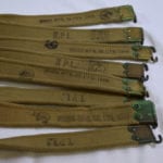 SOLD MINT UNISSUED 1943 CANADIAN MARKED No.4 LEE ENFIELD RIFLE SLINGS......4 AVAILABLE!!!