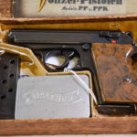 SOLD 1941 WALTHER PPK PISTOL......WARTIME POLICE "EAGLE/C" VARIANT......... NEW IN MATCHING BOX WITH GIBLETS!!!