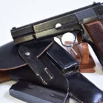 Sold - RARE NAZI “COMMERCIAL” FN HIGH POWER PISTOL……MINT FULL RIG TEST PROOF AND TRIANGLE MARKED!!!