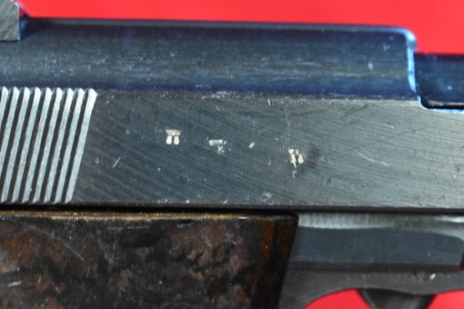 SOLD MON OCT 20, ULTRA RARE FN FRAME SPREEWERKE cyq P.38 PISTOL….”x” BLOCK ASSEMBLED WITH FN e/140 FRAME, cyq RARITY! - Image 8