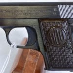 SOLD CZECH 1944 DATED DUO 6.35 CALIBER PISTOL………MINT NEW AND VERY CUTE!!!
