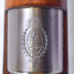 SOLD 12-3 EXQUISITE MODEL 1909 ARGENTINE MAUSER RIFLE, STUNNING NEW UN-FIRED EXAMPLE, MATCHING DOWN TO THE MUZZLE COVER!