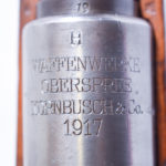 SOLD IMPORTANT AND UNIQUE 1917 OBERSPREE KORNBUSCH GEW 98 MAUSER RIFLE, SERIAL #5, FACTORY TEST RIFLE!