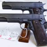 SOLD, TWO CONSECUTIVELY NUMBERED UNION SWITCH & SIGNAL 1911A1'S, JUNE, 1943 PRODUCTION, FANTASTIC FIND! ONLY KNOWN PAIR!