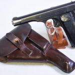 SOLD  EARLY NAZI OCCUPATION FN MODEL 1922 PISTOL & EARLY HOLSTER, VERY SHARP!