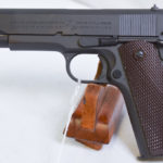 SOLD EXCEPTIONAL US WW2 COLT 1911A1 ARMY PISTOL, FEB, 1943, MATCHING SLIDE, 100% CORRECT, STUNNING MINT NEW!