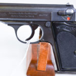 SOLD LATE WAR WALTHER PPK PISTOL, BLACK GRIP, VERY CRISP!
