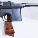 WED APRIL 22, WWI GERMAN ARMY ISSUE MAUSER 1896/12 “BROOMHANDLE” PISTOL, 7.63 m/m, VERY SHARP!