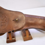 SOLD US WW1 M1911 Holster marked SEARS, with G.W.M inspection, 1918 PRODUCTION