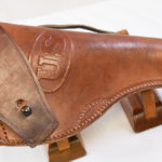 SOLD  SCARCE US WW2  SEARS SADDLERY RIGHT HAND HOLSTER FOR THE M1917 .45ACP REVOLVERS, MINT!