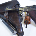 SOLD  VERY RARE "G" DATE (1935) NAZI KRIEGSMARINE ISSUED P.08 LUGER PISTOL, 1 MATCHING MAG, FULL NAVY RIG!