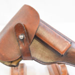 SOLD GERMAN WW2 ERSATZ LEATHER HOLSTER FOR THE SAUER 38H PISTOL