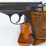 SOLD  SCARCE NAZI PARTY ISSUED WALTHER PPK PISTOL, RZM MARKED, MINT CRISP!