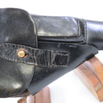 SOLD BEAUTIFUL BLACK AKAH ANUSHATT HOLSTER FOR THE WALTHER PPK PISTOL