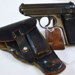 SOLD VERY SCARCE LATE WAR WALTHER PPK RARE POLICE “EAGLE/F”, DURAL FRAME, ONLY 1500 MADE!