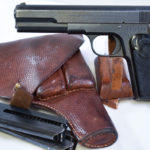 MON APRIL 20, SCARCE SWEDISH HUSQVARNA  m/07 PISTOL, 9/mm BROWNING LONG, MINT FULL RIG!