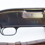 SOLD , US WW2 WINCHESTER MODEL 12 TRENCH SHOTGUN, EARLY 1943 PRODUCTION, VERY CRISP! & BOYT 42 SLING TOO!